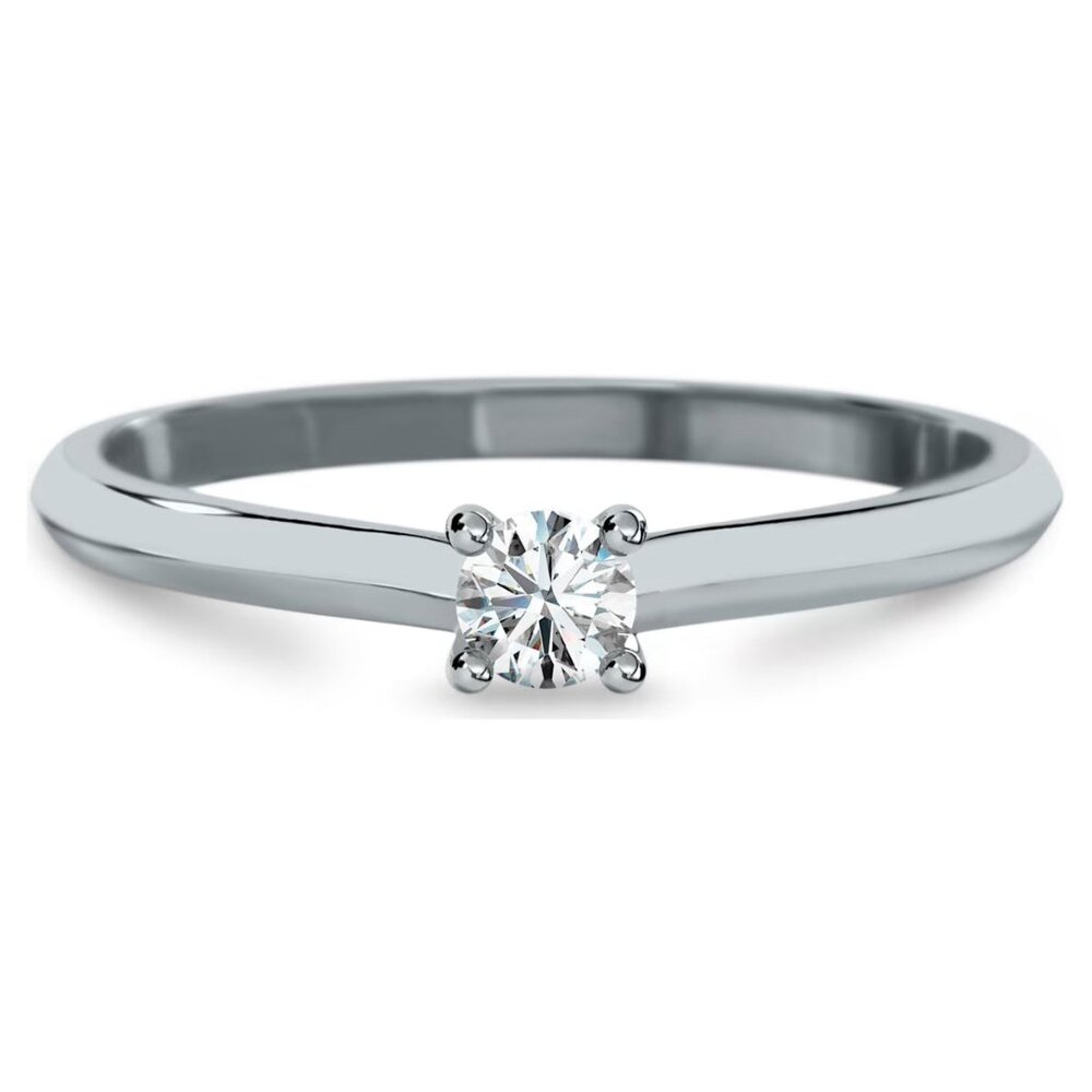 Swarovski Essentials Solitaire Ring, Round Lab-Created Diamond, Sterling Silver